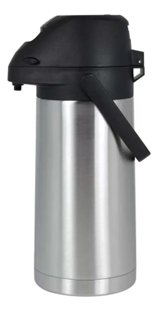 Garrafa Térmica Therm 1,9 Litros Inquebrável Inox Cor Prateado