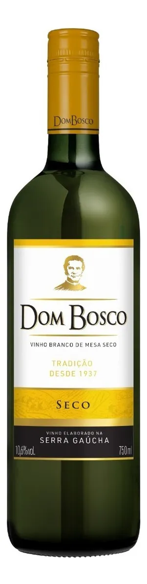 Vinho Branco Seco Dom Bosco Serra Gaúcha Garrafa 750ml