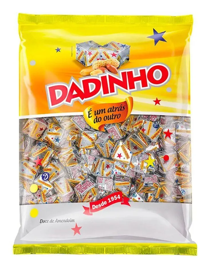 Doce Amendoim Dadinho Pacote 600g