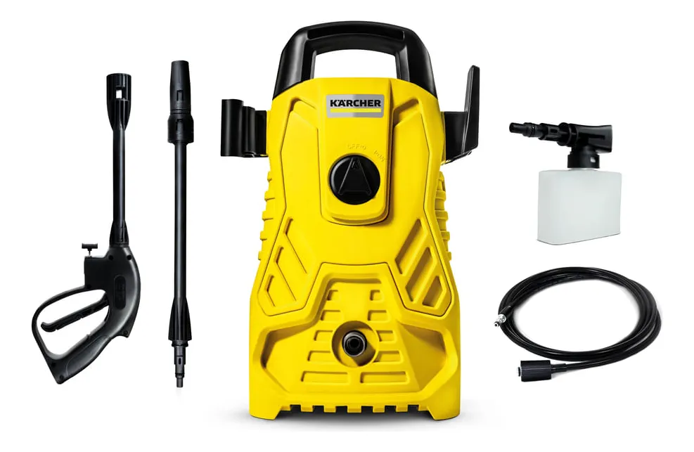 Lavadora De Alta Pressão Kärcher Compacta 1500psi 1400w Cor Amarelo 110v