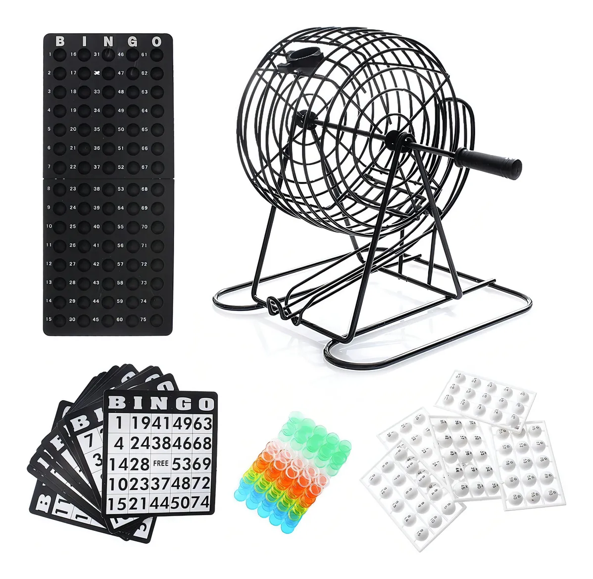 Jogo De Bingo Completo Metal Javick