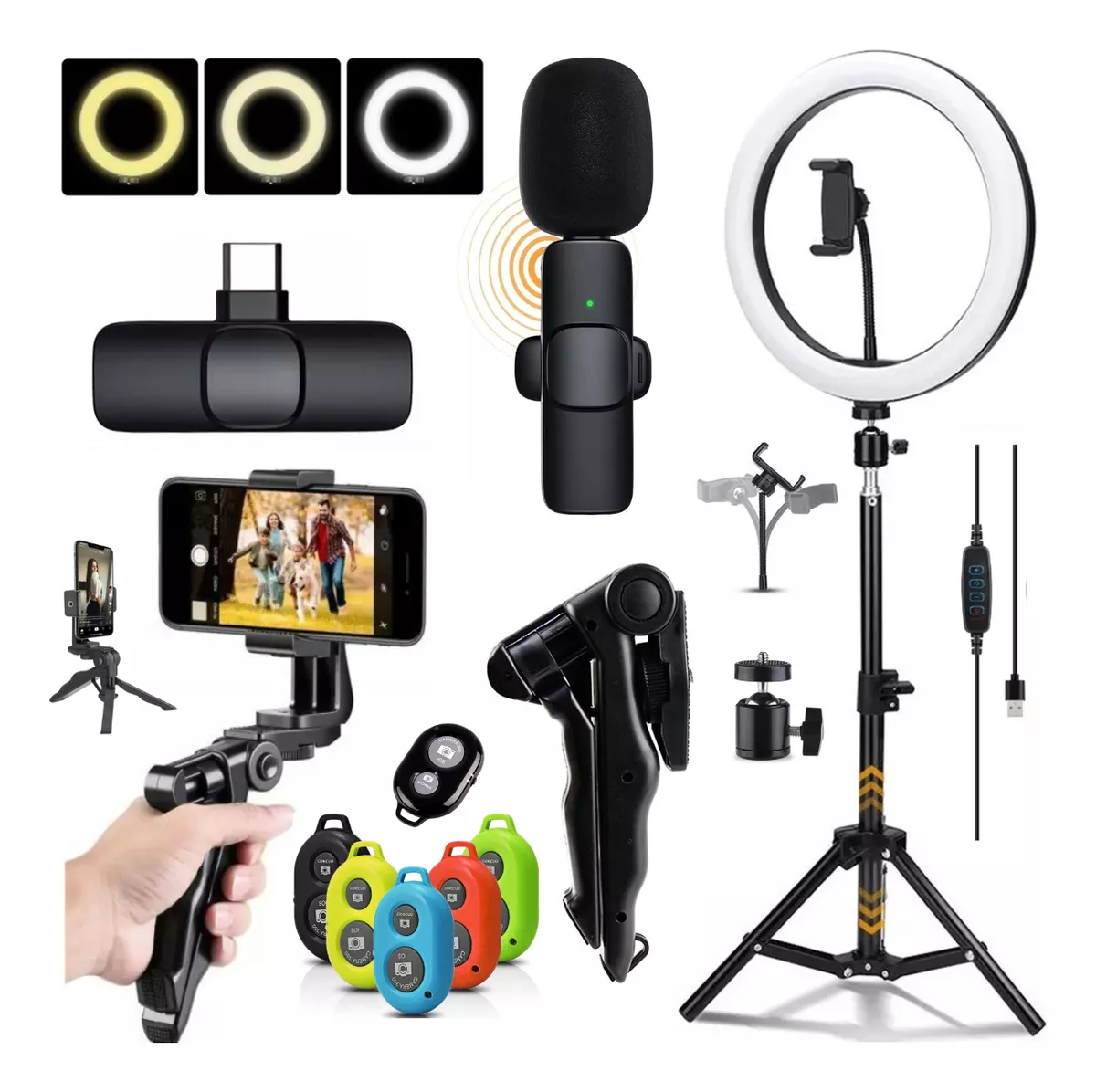 Ring Light Para Gravar Videos Profissional Led Fotografia