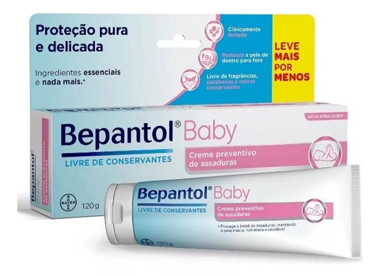 Creme Pomada de Assadura Proteção Delicada 120gr – Bepantol