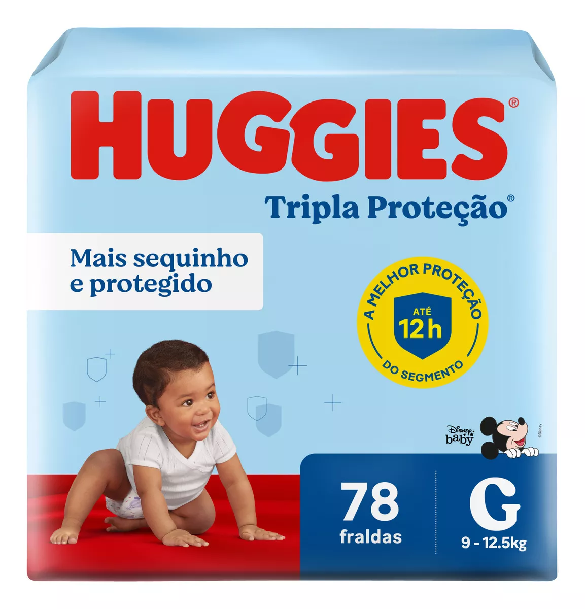 Huggies Tripla Proteção fralda g 78 unidades