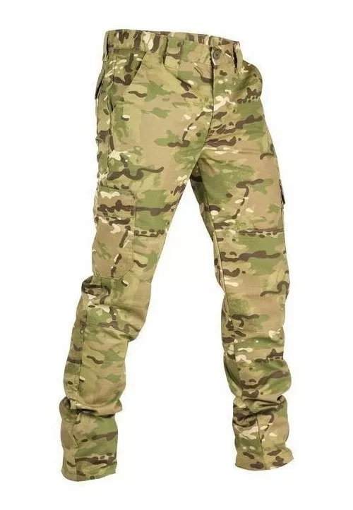Calça Masc Moda Cargo Tática Camuflada 6 Bolsos Ripstop Safo