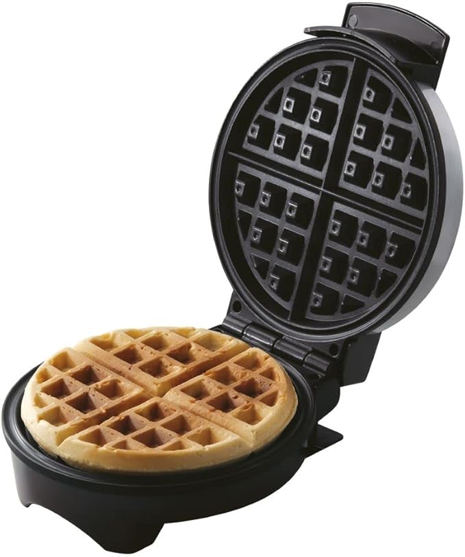 Golden waffle, Prepara 4 waffles, Preto, 220v, Britânia