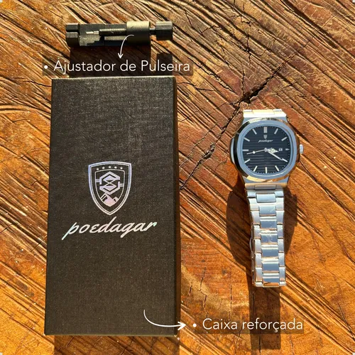 Relógio Poedagar De Luxo Com Caixa